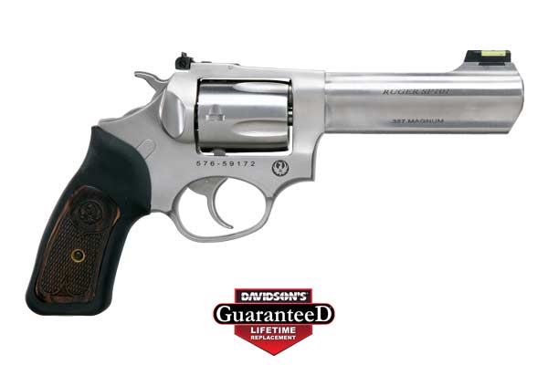 RUGER SP101 357 MAGNUM 4.20" ADJ. STAINLESS RUBBER - for sale