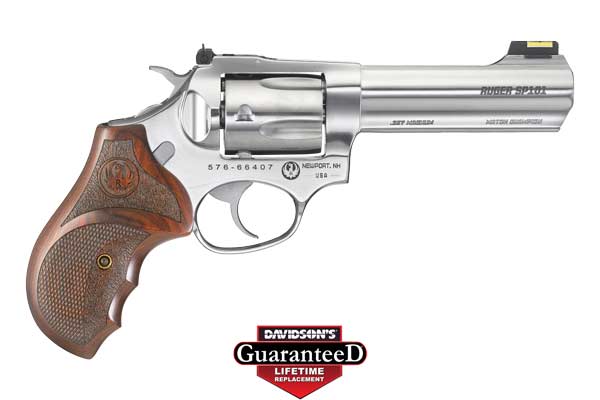 RUGER SP101 MATCH CHAMPION 357 MAG ADJ. SS WOOD - for sale