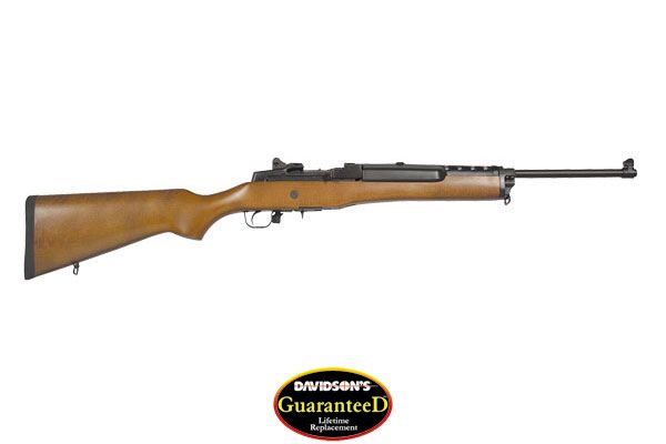 RUGER MINI-14 RANCH  5.56MM BLUED HARDWOOD W/5RND MAGAZINE - for sale