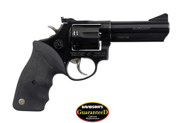 TAURUS 66 357MAG 4" AS 7-SHOT MATTE BLACK RUBBER - for sale
