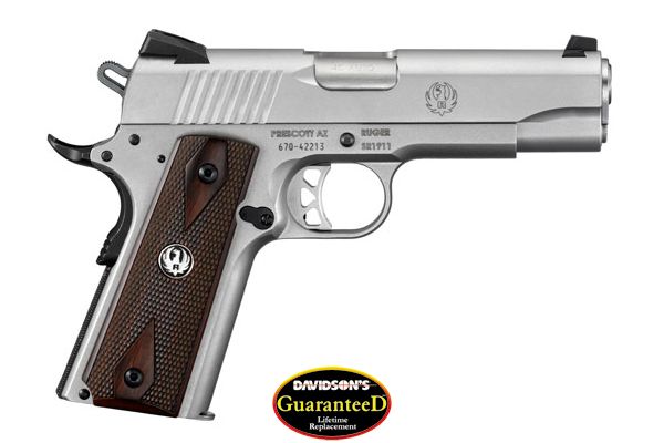 RUGER SR1911 45ACP FS 7-SHOT COMMANDER S/S - for sale