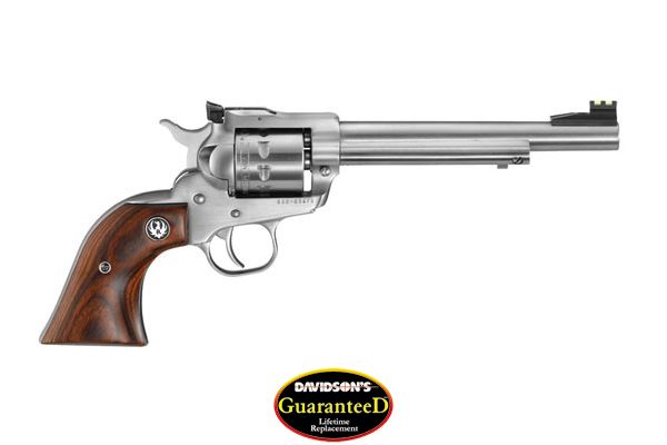 RUGER SINGLE-NINE 22WMR 9-SHT 6.5" AS STAINLESS HARDWOOD - for sale