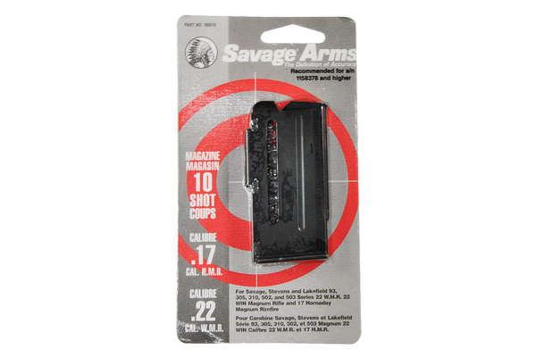 SAVAGE MAGAZINE 93 SERIES .22WMR/.17HMR 10RD BLUED - for sale
