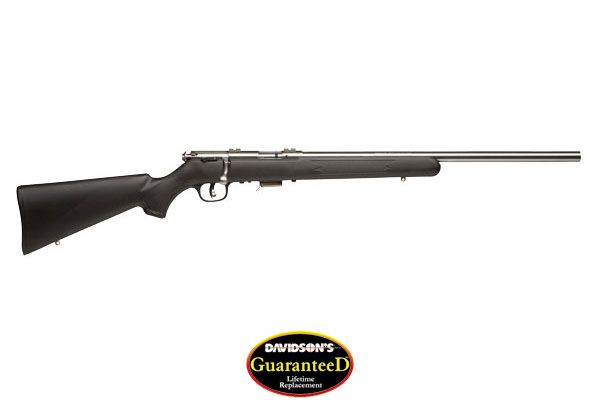 SAVAGE 93R17-FVSS 17HMR 21"HB ACCU TRIGGER SS/BLACK SYN - for sale