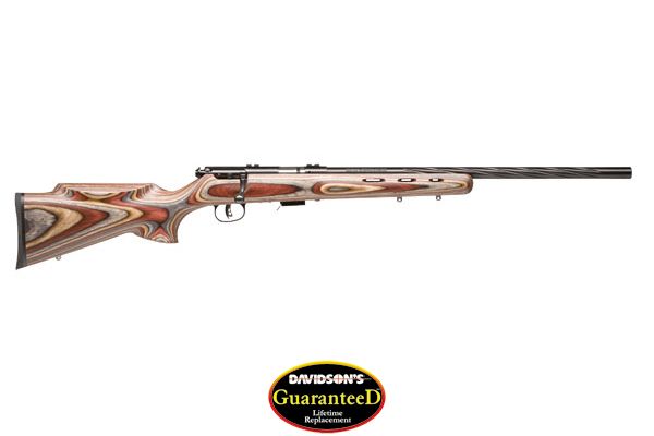 SAVAGE 93R17-BRJ 17HMR 21"HB FLUTED ACU-TGR BLUED/ROYAL LAM - for sale