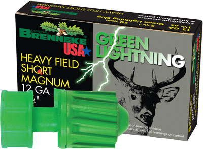 BRENNEKE USA GREEN LIGHTNING 12GA 2.75" 1-1/4OZ 5RD 50BX/CS - for sale