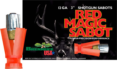 BRENNEKE USA RED MAGIC 12GA 3" 1OZ SABOT 5RD  50BX/CS - for sale