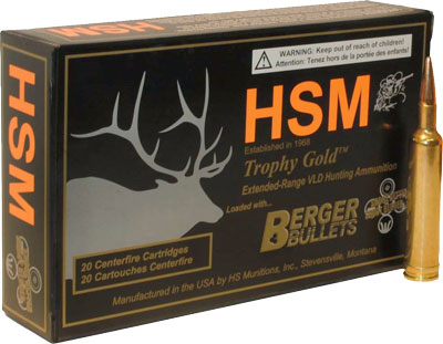 HSM TROPHY GOLD 270 WIN 130GR BERGER VLD 20RD 20BX/CS < - for sale