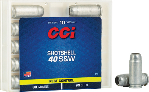 CCI SHOTSHELL 40 SW 88GR #9 SHOT 10RD 20BX/CS - for sale