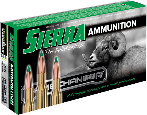 SIERRA GAMECHANGER 270 WIN 140GR TIP GAMEKING 20RD 10BX/< - for sale
