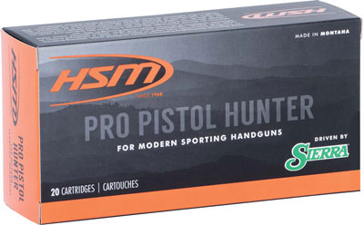 HSM PRO PISTOL 500 SW MAG 400GR JSP 20RD 25BX/CS - for sale