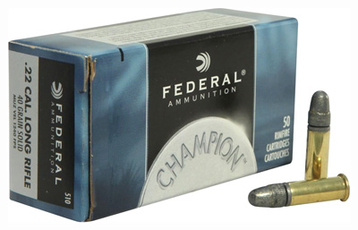 FEDERAL LIGHTNING 22LR 40GR LEAD-RN 1240FPS 50RD 100BX/CS - for sale