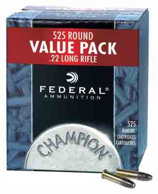 FEDERAL 22LR 36GR HP 1260FPS 525RD 10BX/CS - for sale