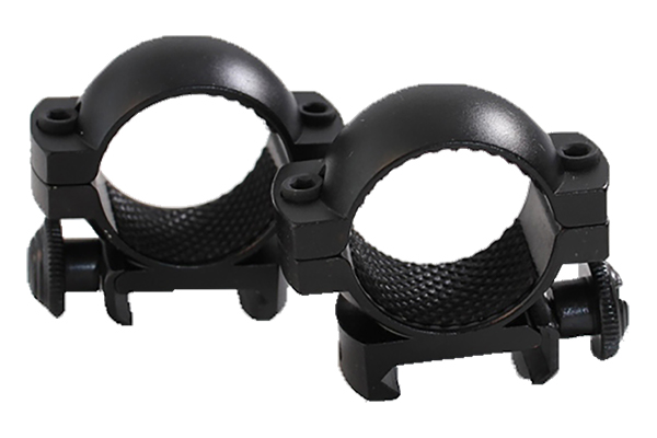 TRADITIONS RINGS 1" WEAVER MEDIUM MATTE BLACK - for sale