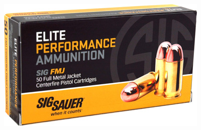SIG 10MM 180GR FMJ 50RD 20BX/CS - for sale