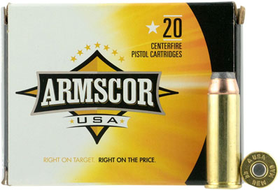 ARMSCOR 44 REM MAG 240GR JHP 20RD 25BX/CS - for sale