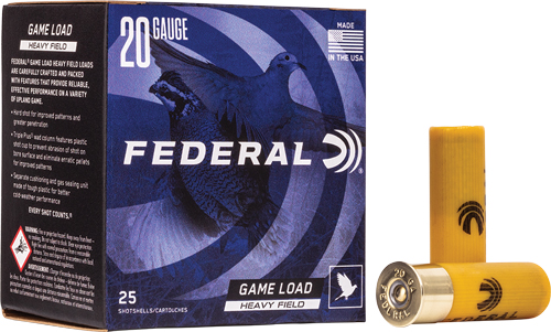 FEDERAL GAME LOAD 20GA 2.75" 1OZ #6 250RD CASE LOT - for sale