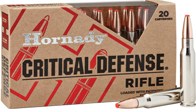 HORNADY CRITICAL DEFENSE 308 WIN 155GR FTX 20RD 10BX/CS - for sale