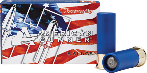HORNADY GUNNER 12GA 2.75" 1OZ RIFLED SLUG 5RD 20BX/CS - for sale