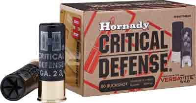 HORNADY CRITICAL DEFENSE 12GA 2.75" 00 BUCK 10RD 10BX/CS - for sale