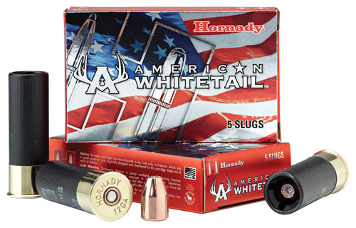 HORNADY WHITETAIL 12GA 2.75" INTERLOCK SLUG 5RD 20BX/CS - for sale
