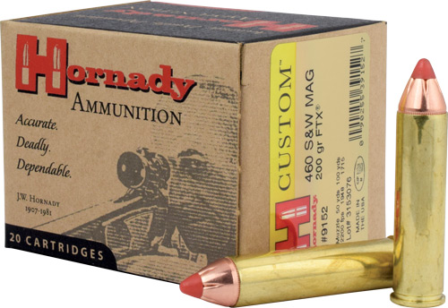 HORNADY 460 SW MAG 200GR FTX 20RD 10BX/CS - for sale
