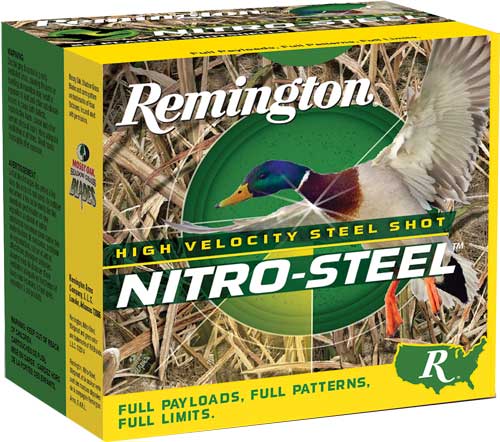 REMINGTON NITRO-STEEL 12GA 3" #3 1-1/4OZ 1450FPS 25RD 10BX/C - for sale