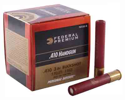 FEDERAL PREMIUM 410 3" #4 BUCK 9 PELLET 20RD 10BX/CS - for sale