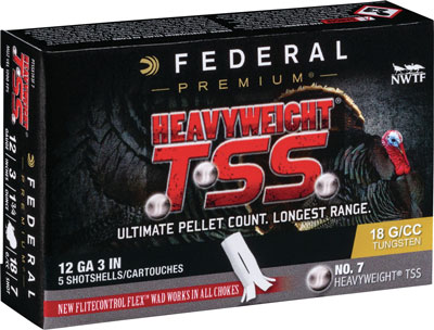 FEDERAL HEAVYWEIGHT TSS 12GA 3" 1-3/4OZ #7 5RD 10BX/CS - for sale