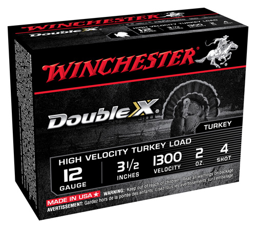 WINCHESTER DOUBLE-X 12GA 3.5" 2OZ #4 10RD 10BX/CS - for sale