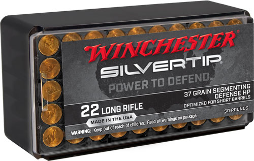 WINCHESTER SILVERTIP 22LR 37GR HP 50RD 40BX/CS - for sale