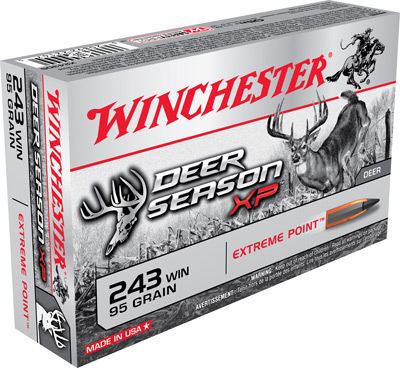 WINCHESTER DEER SEASON XP 243 WIN 95GR JSP 20RD 10BX/CS - for sale