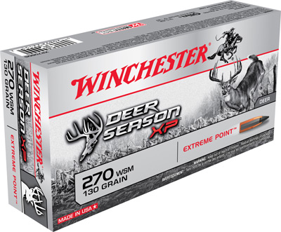 WINCHESTER DEER XP 270 WSM 130GR EXTREME PT 20RD 10BX/CS - for sale
