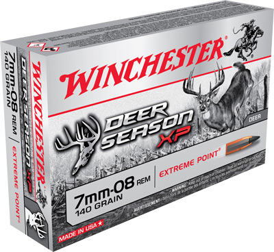 WINCHESTER DEER XP 7MM-08 REM 140GR EXTREME PT 20RD 10BX/CS - for sale