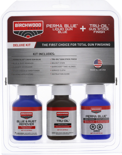 B/C DELUXE PERMA BLUE/TRU-OIL COMPLETE FINISHING KIT - for sale