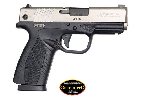 BERSA BP CC 9MM FS 8 SH SILVER SLIDE/BLK FRAME - for sale