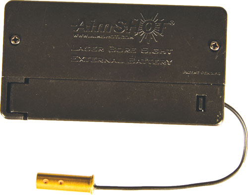 AIMSHOT BORE SIGHT .17HMR W/ EXTERNAL BATTERY BOX RED - for sale