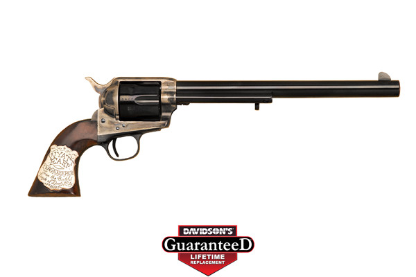 CIMARRON WYATT EARP 45LC FS 10" CC/BLUED WALNUT W/INLAY - for sale