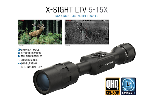 ATN X-SIGHT LTV 5-15X DIGITAL DAY/NIGHT RIFLE SCOPE - for sale