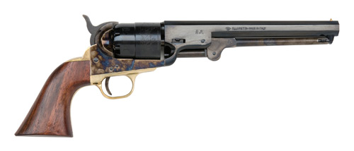 TRADITIONS BP REVOLVER 1851 NAVY 7.5" COLOR CASE/WALNUT - for sale