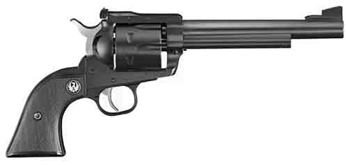 RUGER BLACKHAWK 357MAG 6.5" AS BLUED BLACK CHECKERED SYN - for sale