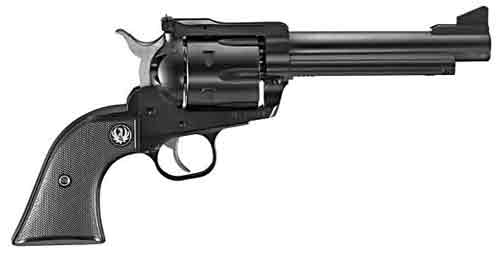 RUGER BLACKHAWK 45LC 5.5" AS BLUED BLACK CHECKERED SYN - for sale