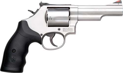 S&W 69 44MAG 2.75" ADJ 5-SHOT STAINLESS RUBBER - for sale