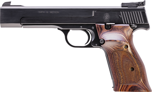 S&W 41 22LR 5.5" HB AS 10SH-ATS-TS-DT BLUED WOOD - for sale