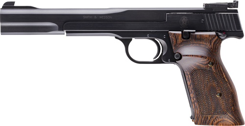 S&W 41 22LR 7" AS 10SH-ATS-TS-DT BLUED WOOD - for sale
