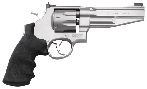 S&W 627 PERFORMANCE CENTER 357 5" AS 8-SHOT SS WOOD&RUB - for sale