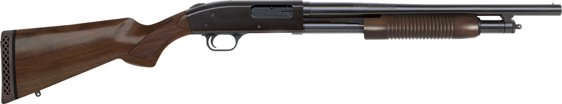 MOSSBERG 500 RETROGRADE 12GA 3" 18.5" 6RD BLUED WALNUT - for sale