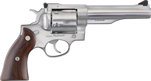 RUGER REDHAWK 44 REM MAG 5.5" STAINLESS WOOD ADJUSTABE - for sale