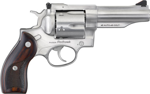 RUGER REDHAWK 45ACP 4.2" STAINLESS WOOD ADJUSTABE - for sale