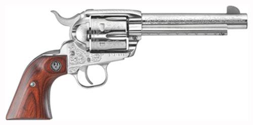 RUGER VAQUERO DELUXE 45LC 5.5" FS S/S WOOD (TALO) - for sale